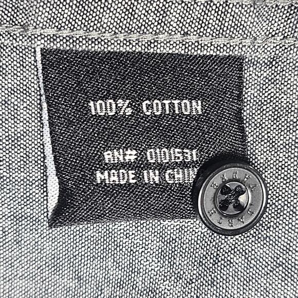 Star Wars Gray Darth Vader Print Button-Down Collar Short Sleeve Shirt XXL - Picture 8 of 13